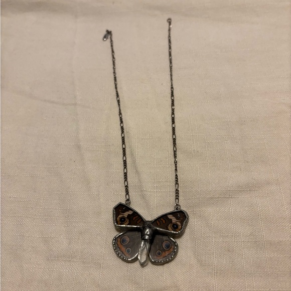 Butterfly Pendant Necklace - Picture 2 of 2